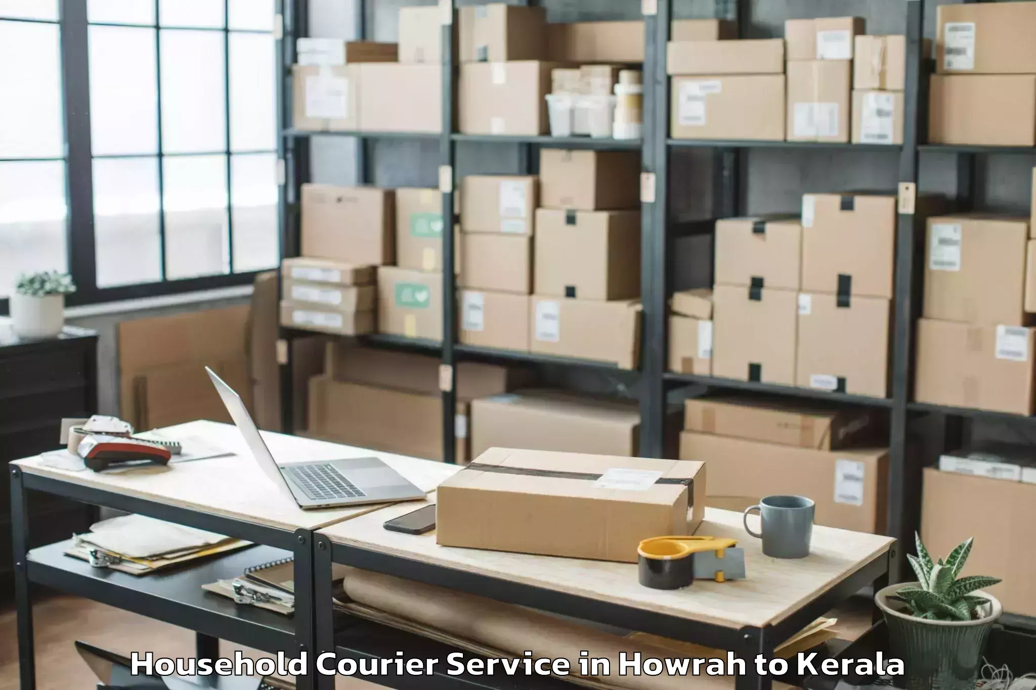 Book Howrah to Changanacherry Household Courier Online